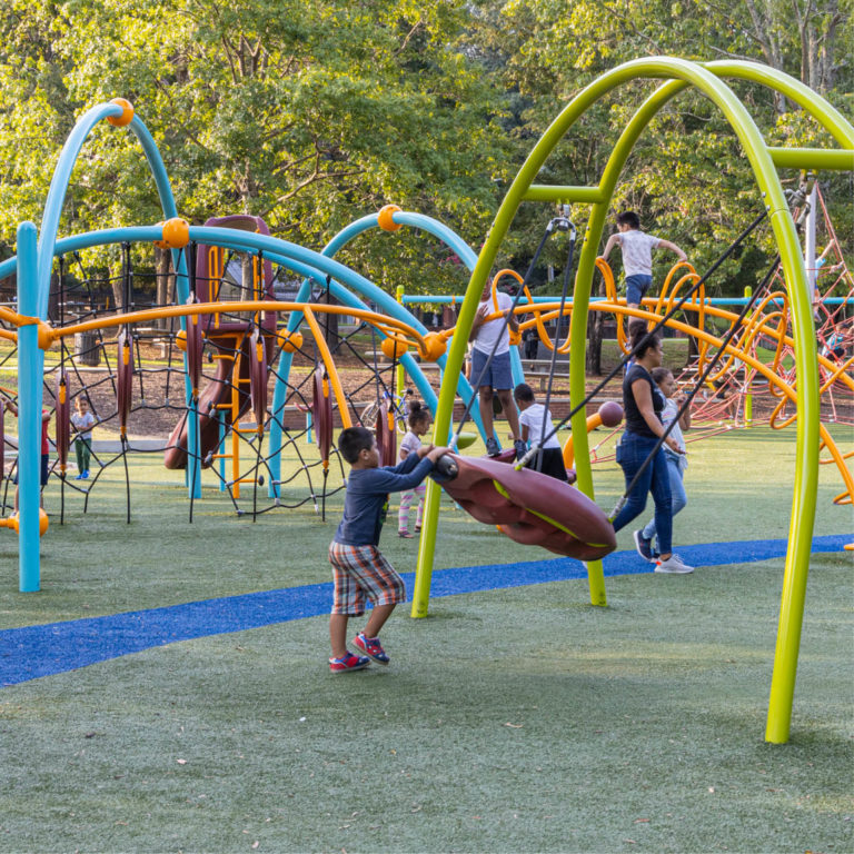 kids playing in park in lilburn ga